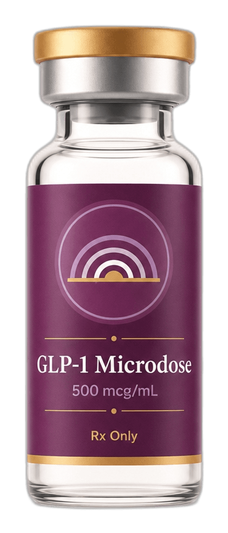 Eviora MD GLP-1 Microdose protocol — clinical still life