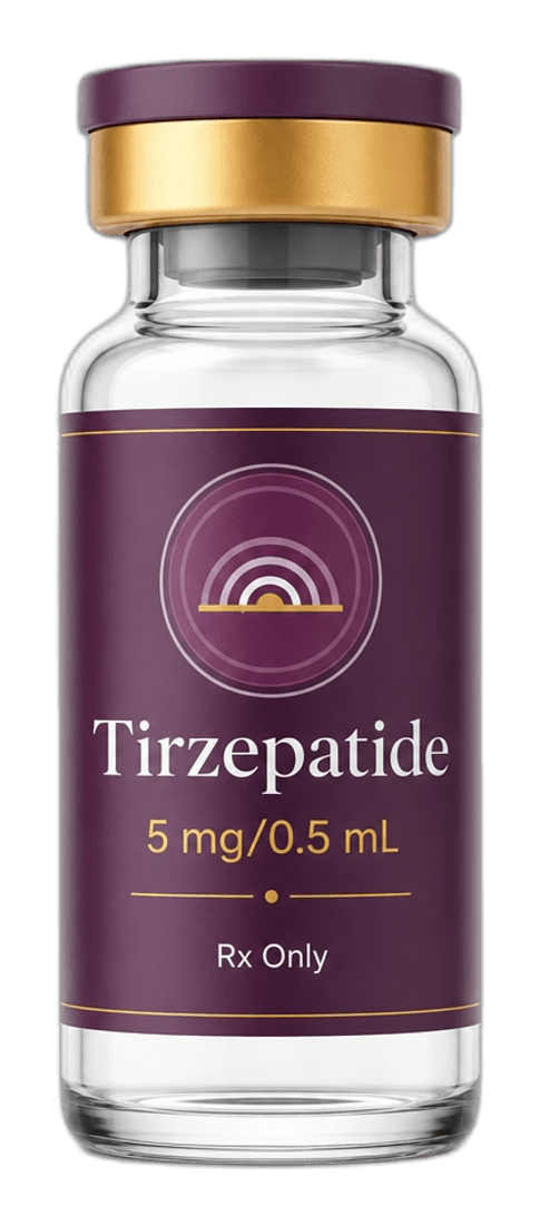 Eviora MD Tirzepatide protocol — clinical still life